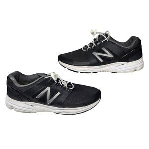 New Balance Shoes Mens 8.5 Black Silver White Acteva Lite Superfeet Running
